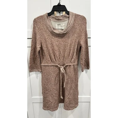 Vestido tejido cuello capucha Saturday Sunday cordón cintura informal cómodo talla S Foto 1 de 4