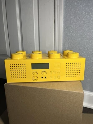 Lego Ladrillo Portátil Reproductor de CD Radio AM/FM Boombox Amarillo Raro Probado y Funcionando Foto 1 de 4