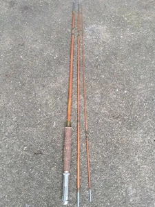 Vintage 3pc 9ft Bamboo Fly Rod,Vintage Fly Rods - Picture 1 of 7