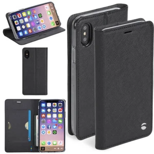 Funda Krusell Malmö Folio para Apple iPhone X / XS 5.8 Funda protectora Black - Imagen 1 de 5