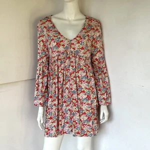 Vestido babydoll floral Denim & Supply Ralph Lauren TALLA M - Imagen 1 de 6