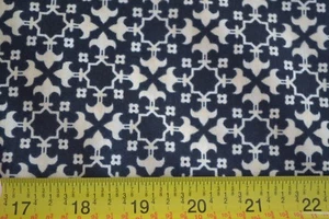 12" Long, Tan on Black Quilt Cotton "Olde World Style", Maywood/Dillard, P9012 - Picture 1 of 6
