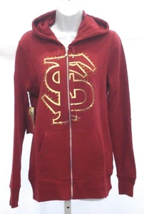 Sudadera con capucha con cremallera frontal del estado de Florida Seminoles granate de alta costura granate - Imagen 1 de 1