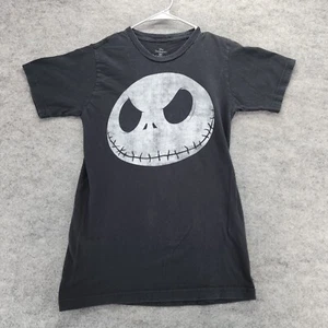 The Nightmare Before Christmas Shirt Boys Small Black Short Sleeve - Picture 1 of 7