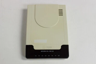 HAYES 5300AM ACCURA 14400 + FAX144 EXTERNAL MODEM ACCURA 144 WITH WARRANTY - Image 1 of 4