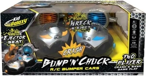 Kid Galaxy Bump N Chuck 2 Pack Interactive R/C Bumper Cars With Figures Age 6 Up - Picture 1 of 8