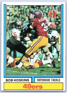 BOB HOSKINS RC 1974 TOPPS 74 NO 378 EX+/EXMINT            48030