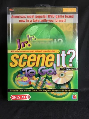 New Jr. Scene It? To Go! Travel The DVD Game By Mattel 2007 Ages 8+ - Image 1 of 4