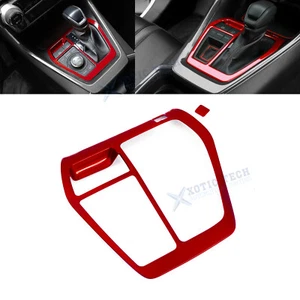 For Toyota RAV4 2019-2025 Glossy Red Inner Console Gear Shift Overlay Cover Trim - Picture 1 of 11