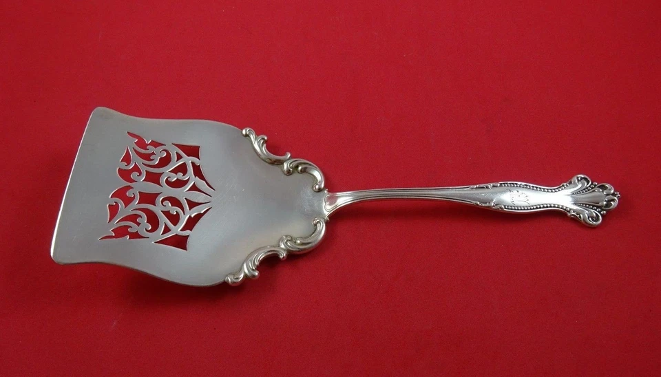 Hope by Mount Vernon Sterling Silver Waffle Server Pierced 8 1/4" - Изображение 1 из 1