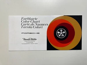 Old Brochure Verkaufskatalog Verkauf Porsche Farbkarte Farbkarte - Bild 1 von 3