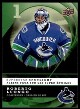 2008-09 McDonald's Upper Deck Superstar Spotlight Roberto Luongo #9 R77