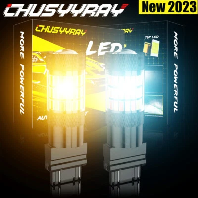 2x 3157 Switchback LED Front Turn Signal Light Bulb For Dodge Ram 1500 2500 3500 - Image 1 of 4