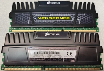 ✅Barette Mémoire Corsair DDR3 8Gb 1600Mhz CL9 CMZ8GX3M1A1600C10 - Bild 1 von 2