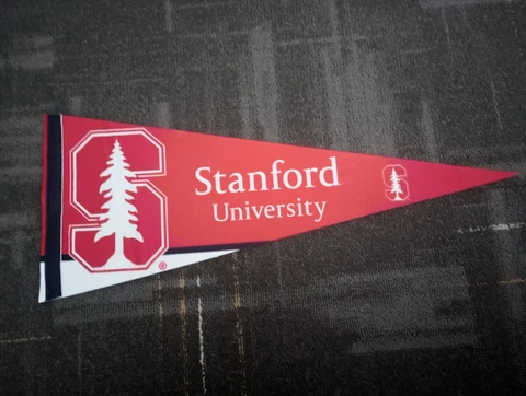 Stanford Cardinal Full Size 12 in X 30 in College NCAA Pennant Cover