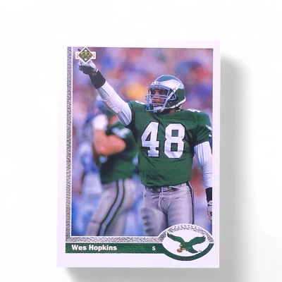 1991 Upper Deck - #106 Wes Hopkins - Image 1 of 2