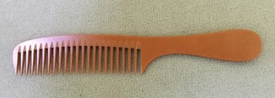 Peine de hueso hecho a mano Prof. Detangler peine sin costuras de hairsense #2066S peine para el cabello Foto 1 de 2