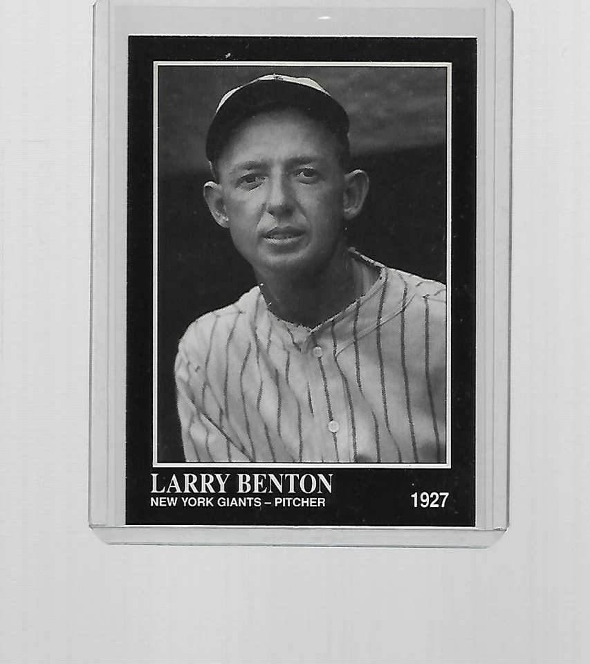 1992 THE SPORTING NEWS CONLON COLLECTION LARRY BENTON #182 - Image 1 of 1