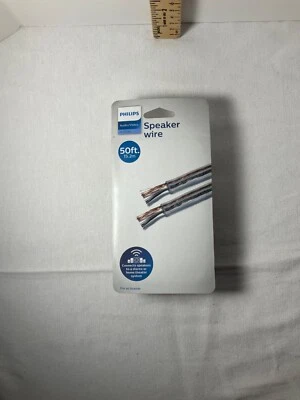 Phillips Altavoz Estéreo Cable Nuevo en Paquete 50 Pies Foto 1 de 4
