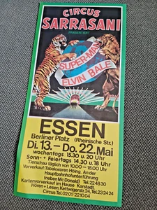 1986 plakat CIRCUS SARRASANI - ELVIN BALE cirque circo poster affiche locandina - Bild 1 von 1