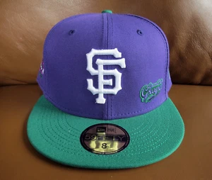San Francisco Giants Grape BIG LEAGUE CHEW New Era 59FIFTY 5950 Fitted Cap 8 hat - Picture 1 of 8