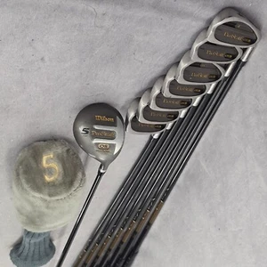 Wilson Pro Staff OS Set Iron 4,5,6,7,8,9,P + Driver 5 Reflex Graphite Mens RH - Picture 1 of 23