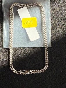 99 20"925 Sterling Silver Rope Chain,2mm, 6.05 grams - Picture 1 of 1