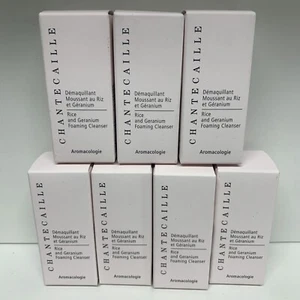 7 Chantecaille Rice and Geranium Foaming Cleanser .27oz / 8ml each New in box