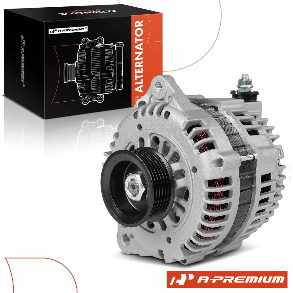 Alternador Nuevo para Nissan Máxima 1995-2003 Infiniti I30 I35 110A 12V CW 6 Ranuras Foto 1 de 4