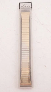 Topps Gold Flex Watch Band Vintage 1980s (H3R-11) NOS Goldtone Watchband Speidel - Picture 1 of 6