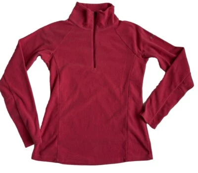 Columbia Lightweight Fleece XS 1/4 Zip Pullover Mock Neck Pink Women’s Girls EUC - Image 1 of 4