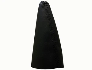 CITROEN SAXO (1996-2004) Soufflet Levier De Vitesse 100% Cuir- Couture Noir - Picture 1 of 1