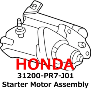 【NEW】Honda Genuine 1995-2005 NSX Starter Motor Assembly (Denso) 31200-PR7-J01 - Picture 1 of 1