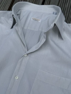 Camisa de vestir de lujo Napoleón por Stefano Ricci gris claro blanco roto - 17,5 / 44 Foto 1 de 4