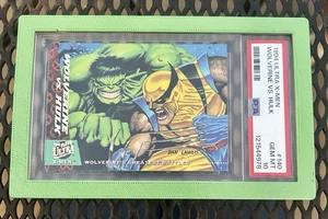 1994 Fleer Ultra X-Men #140 WOLVERINE vs INCREDIBLE HULK - PSA 10 Gem Mint 💎 - Picture 1 of 2