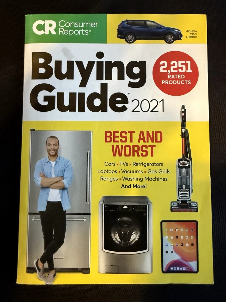 CONSUMER REPORTS * Buying Guide 2021 * Best and Worst: Cars, TVs, more * 224p - Image 1 of 2