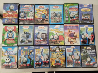 Lot of 18 Thomas the Tank Engine Thomas & Friends DVD lot. 2 Brand New Foto 1 de 4
