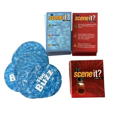 Disney TV Scene It DVD Game Cards & Buzz Cards Only - Parts Only - Image 1 of 4