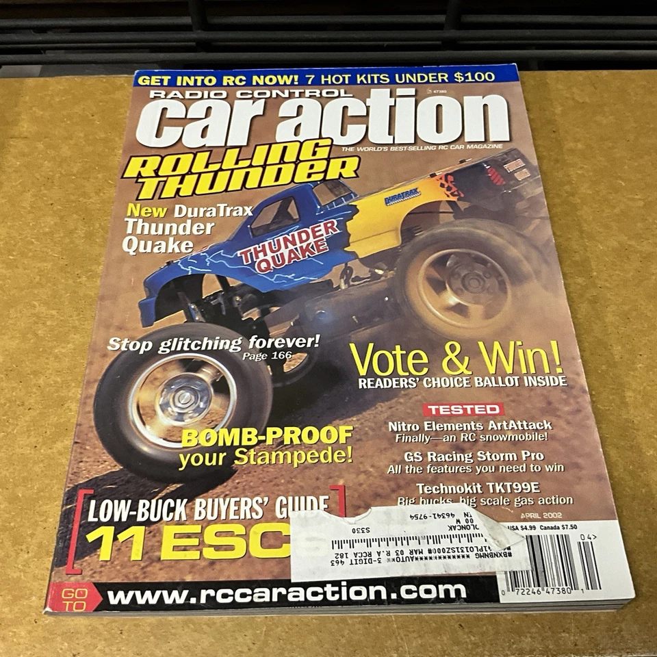 Radio Control Car Action Magazine/April 2002 - Image 1 of 1