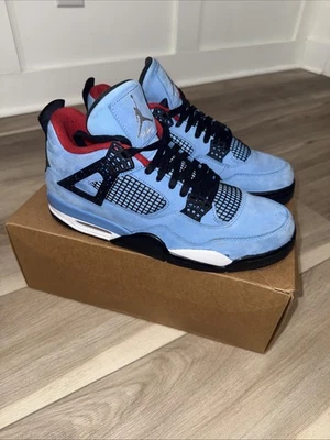 Talla 10.5 - Jordan 4 Retro x Travis Scott Mid Cactus Jack Usado ¡Gran Forma! Foto 1 de 4