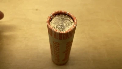 2000-P South Carolina State Quarter US Mint Uncirculated 40-Coin Bank Roll - Image 1 of 3