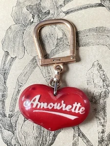 Porte clés BOURBON AMOURETTE - Forme Coeur - Keychain - Picture 1 of 2