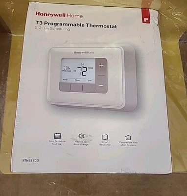 NEW & SEALED Honeywell Home T3 Programmable Thermostat  RTH6360D1002 - Image 1 of 2
