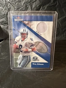 2002 Fleer Troy Aikman Throwbacks Game Worn Jersey Dallas Cowboys - Picture 1 of 3