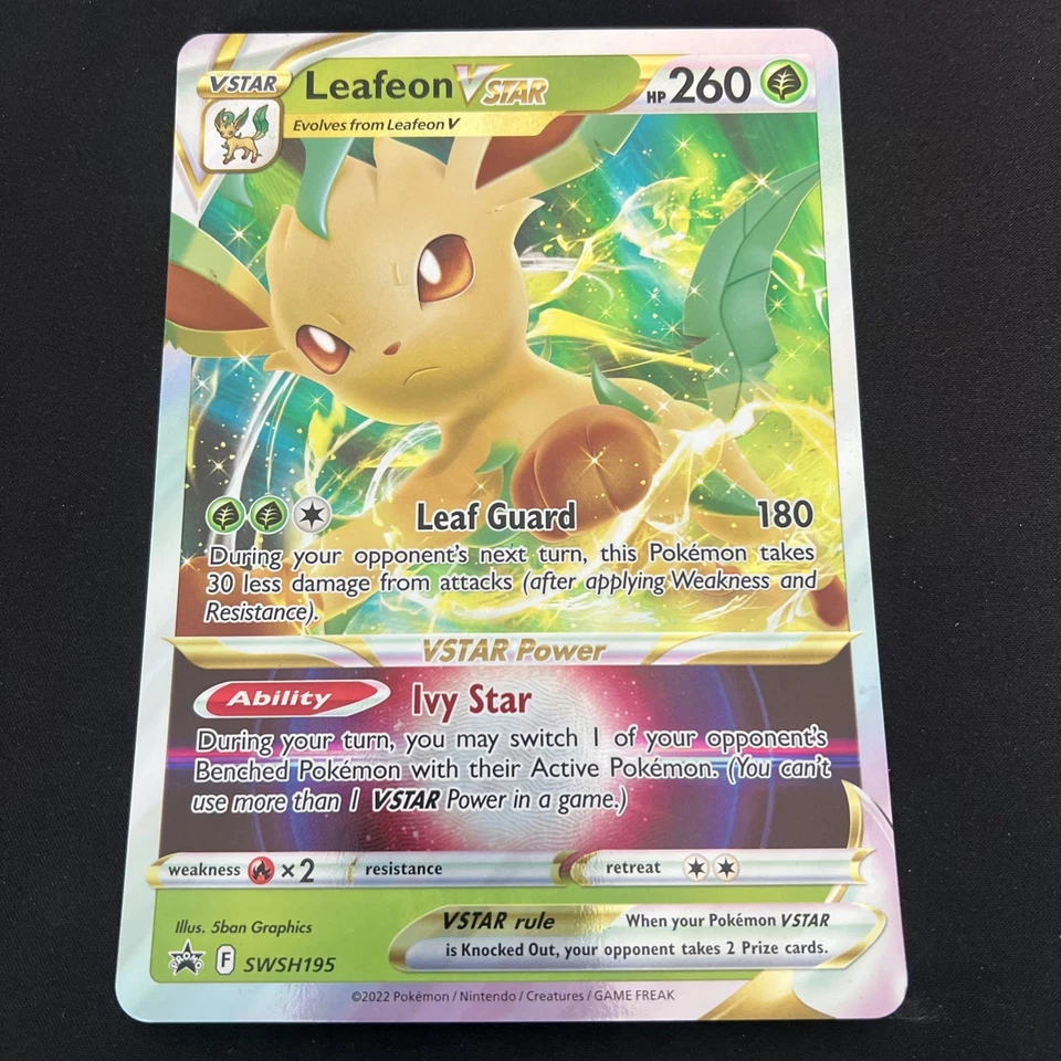 Leafeon VSTAR SWSH195 Jumbo Cards Holo - Image 1 of 2