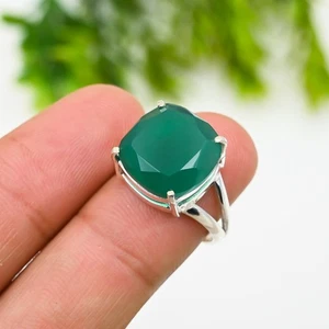 African Amethyst Gemstone 925 Sterling Silver Handmade Jewelry Ring For Gift - Picture 1 of 5