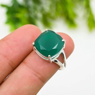 African Amethyst Gemstone 925 Sterling Silver Handmade Jewelry Ring For Gift - Image 1 of 4