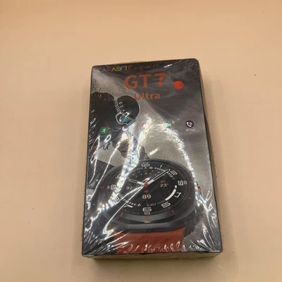 GT7 Ultra Reloj Inteligente Para Hombres BT Llamada Frecuencia Cardíaca Rastreador de Ejercicio Nuevo Sellado Naranja Foto 1 de 4