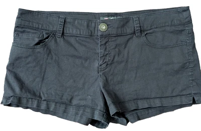 Pantalones Cortos De Colección Y2K/90’s Guess Micro Mini Denim Tiro Bajo Talla 32 Negros Foto 1 de 4