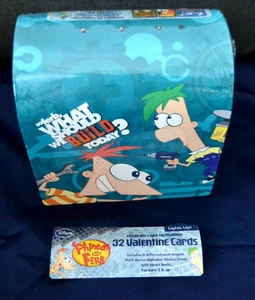 PHINEA'S UND FERB Disney Andenken beleuchtet 32 Valentinskarten im Briefkasten VERSIEGELT! - Bild 1 von 7